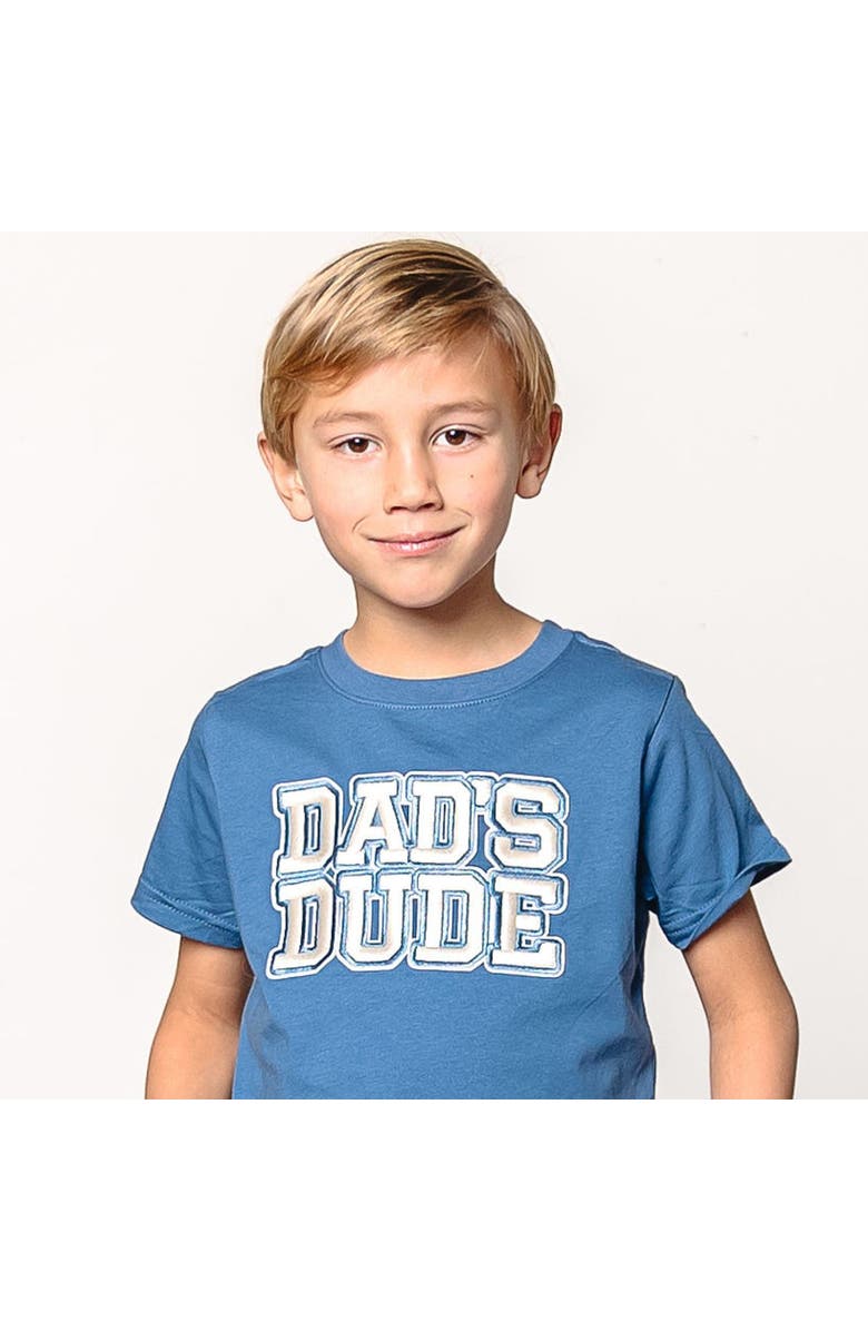 Sweet Wink Dad's Dude Patch Short Sleeve T-Shirt, Alternate, color, Indigo
