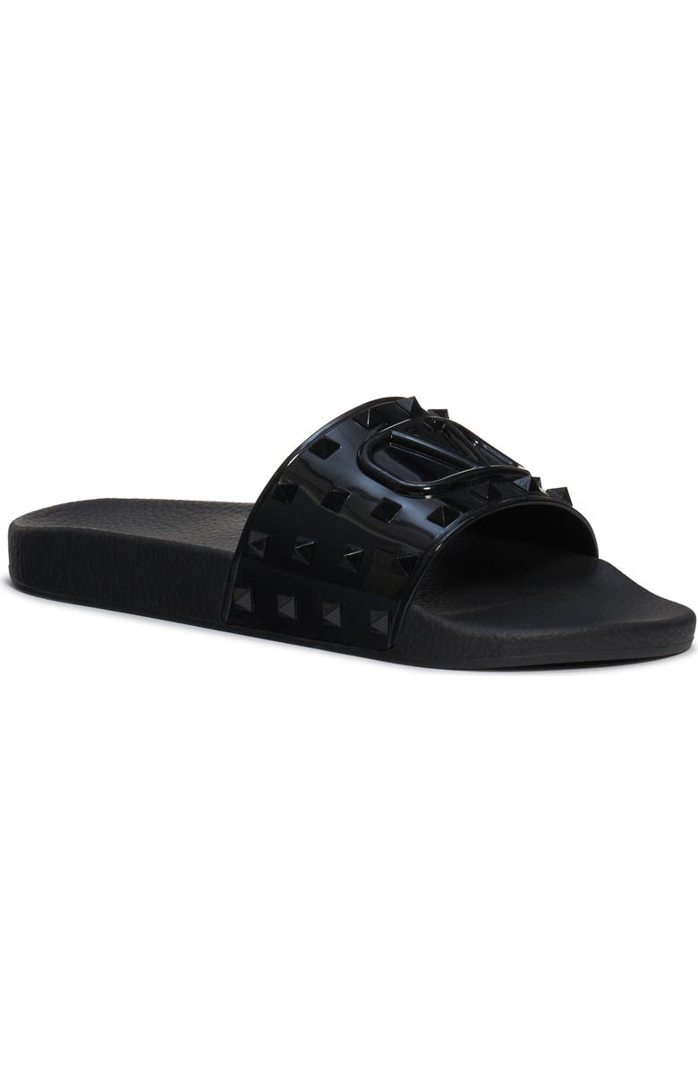Valentino Garavani Rockstud Slide Sandal, Main, color,