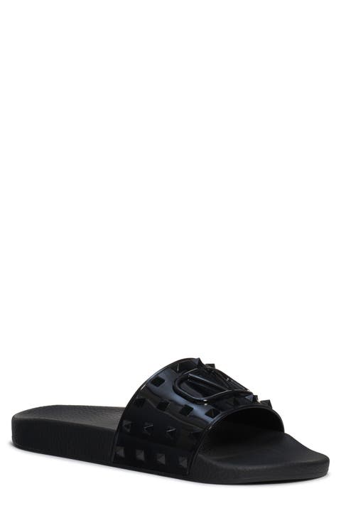 Rockstud Slide Sandal (Men)