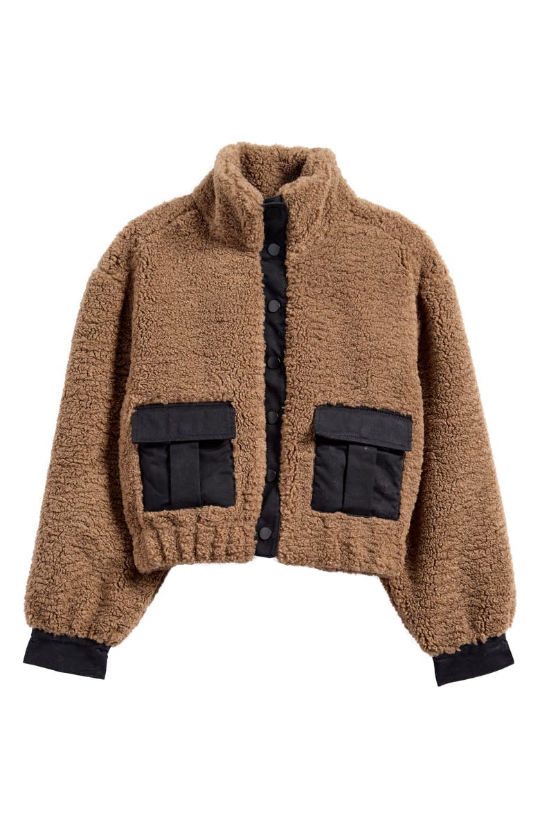 PAIGE Locklin Faux Shearling Jacket, Alternate, color, 