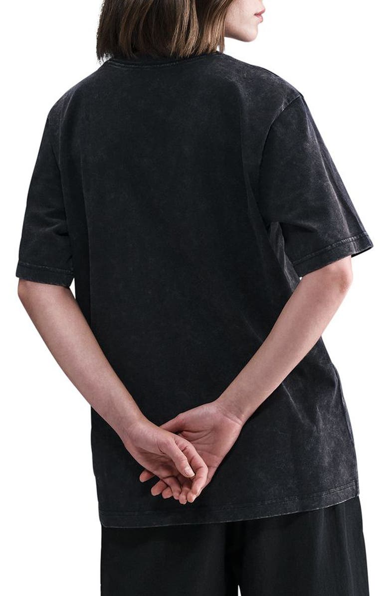 Nike Swoosh Short Sleeve T-Shirt, Alternate, color, Black