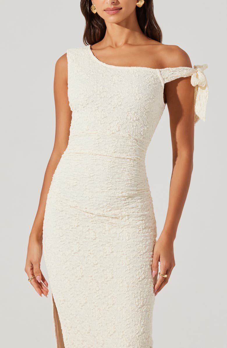 ASTR the Label Emely Floral One-Shoulder Stretch Lace Dress, Alternate, color,