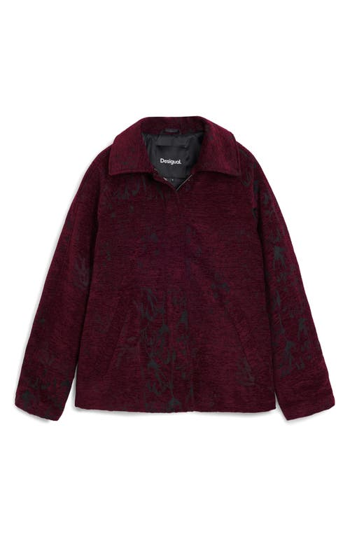 Desigual Short Coat In Brown