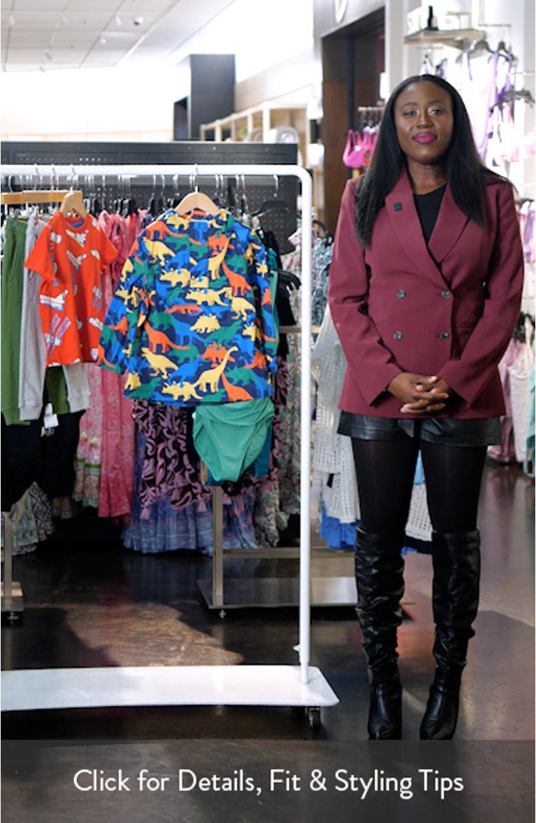 Kids' Waterproof Hooded Popover Rain Jacket, sales video thumbnail