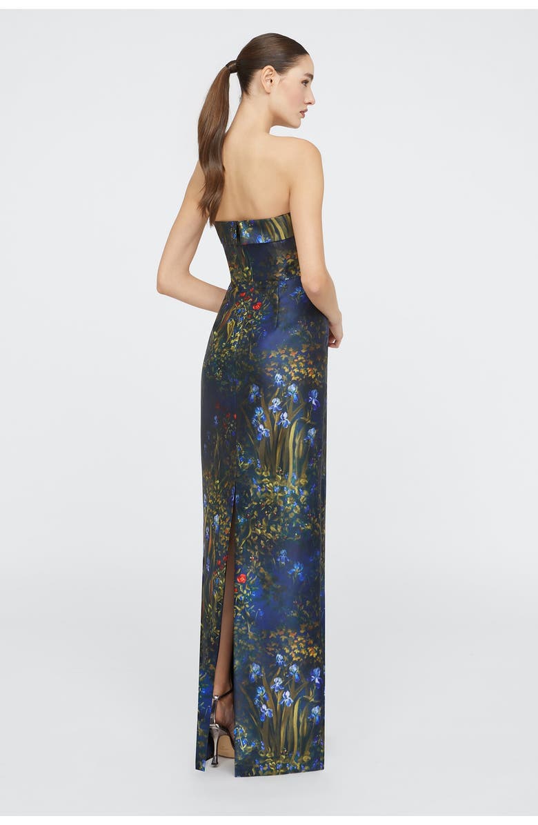 Theia Lynette Strapless Column Gown, Alternate, color,