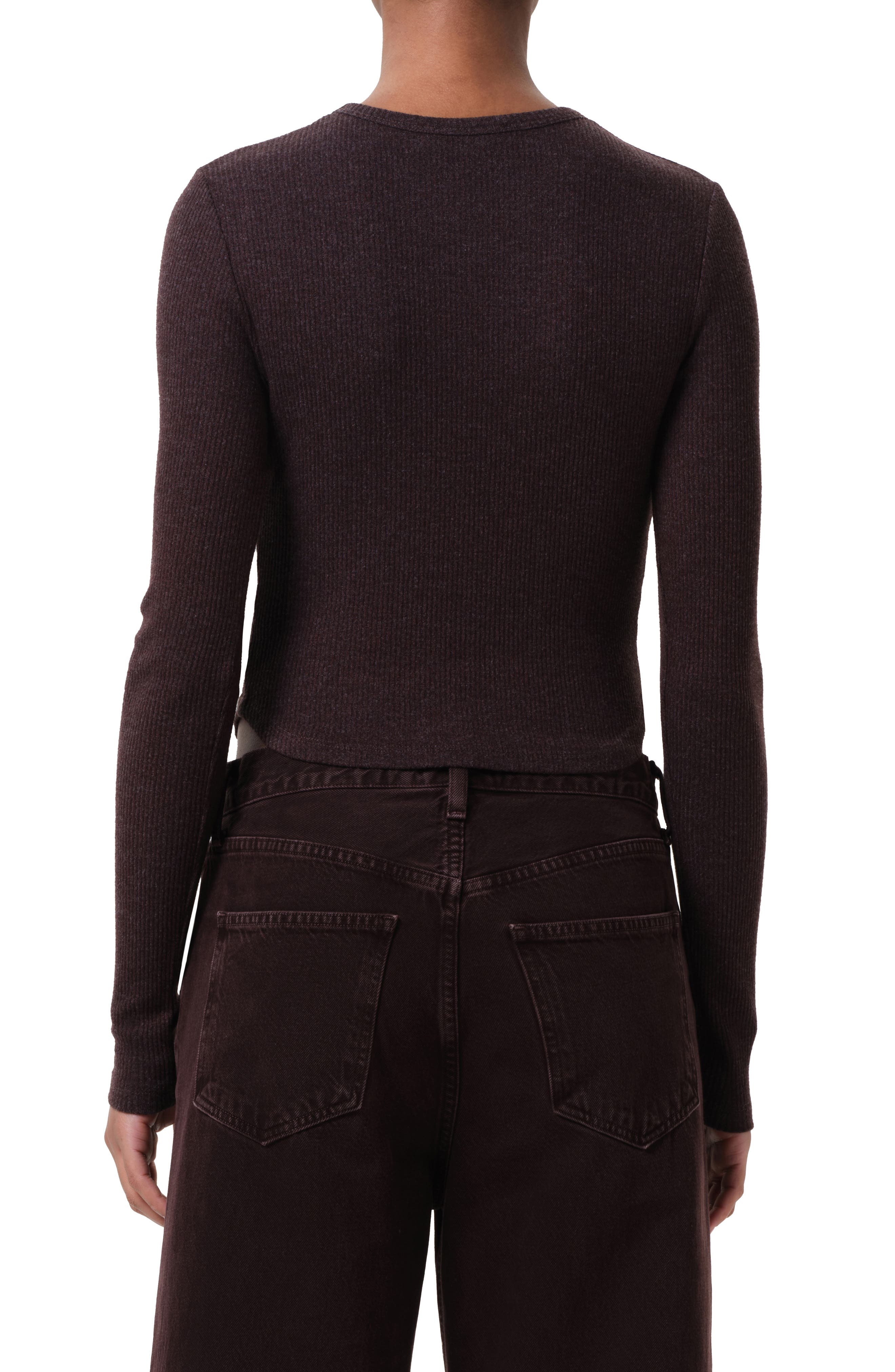Neema Ribbed Long Sleeve T-Shirt - image 4