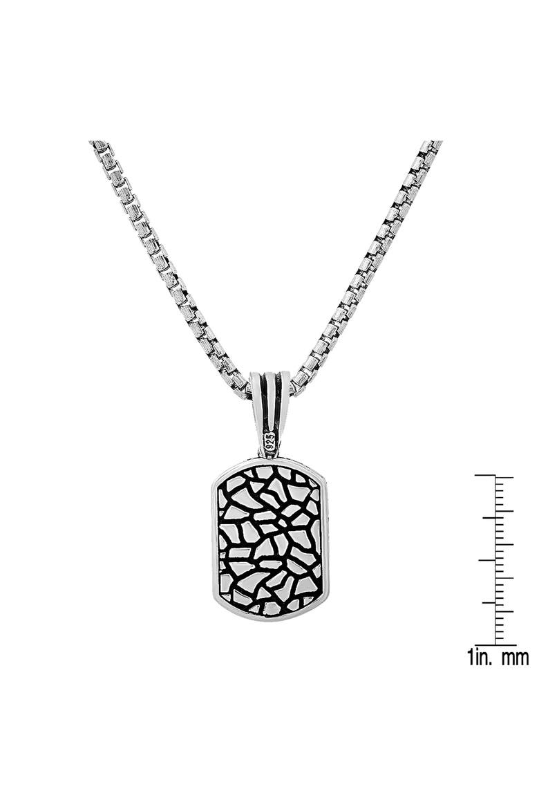 Sterling Silver Dog Tag Necklace, Alternate, color, SILVER