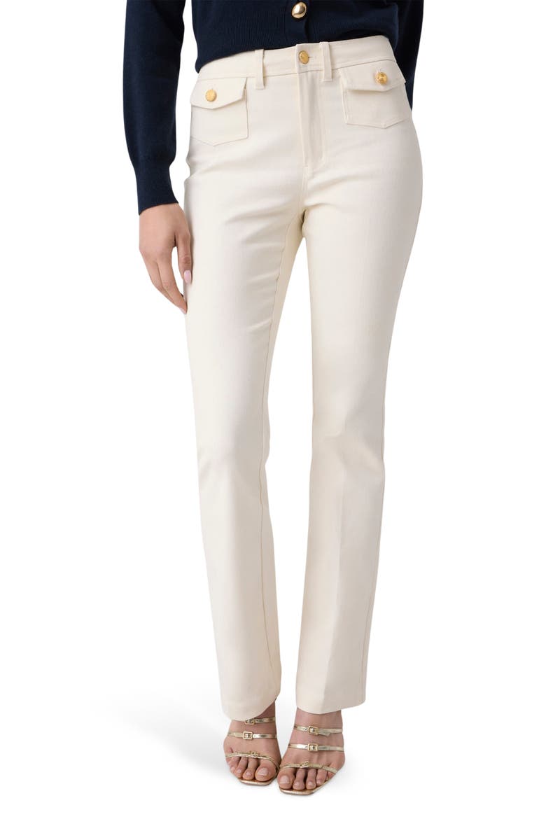 Alba Slim Flare Pants, Main, color, G049-OPEN