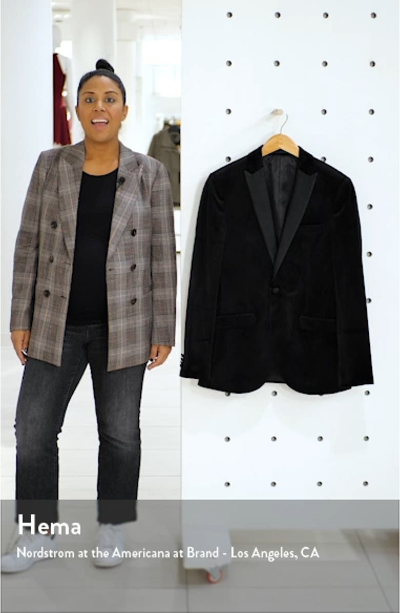 Velvet Skinny Fit Blazer, sales video thumbnail