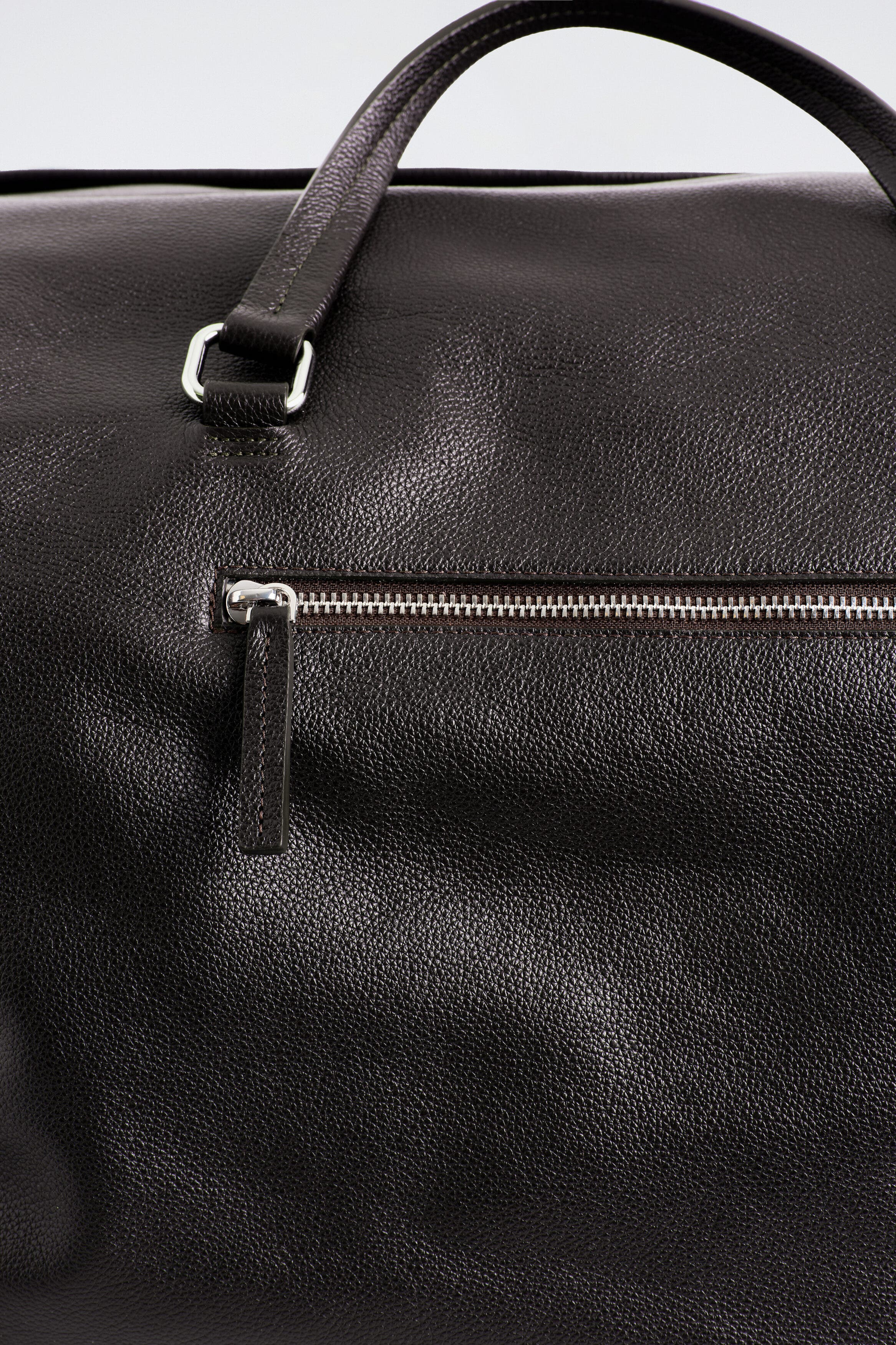 Departure Duffle Bag - Leather, Alternate, color, BROWN