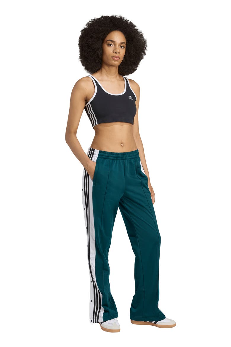 Adibreak Track Pants, Alternate, color, AURORA IVY/ BLACK