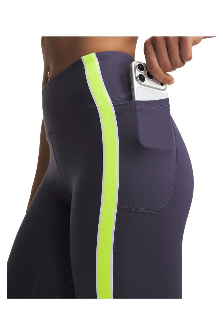 Movement Performance High Waist Side Stripe Leggings, Alternate, color, GRY
