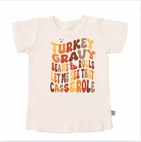 Organic Graphic Tee | Turkey Gravy Casserole (toddler)