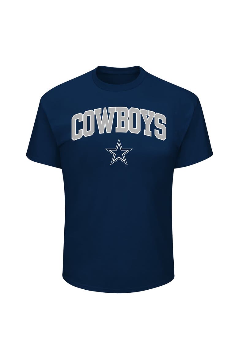 Men's Fanatics Navy Dallas Cowboys Big & Tall Arch Logo T-Shirt, Main, color, Navy