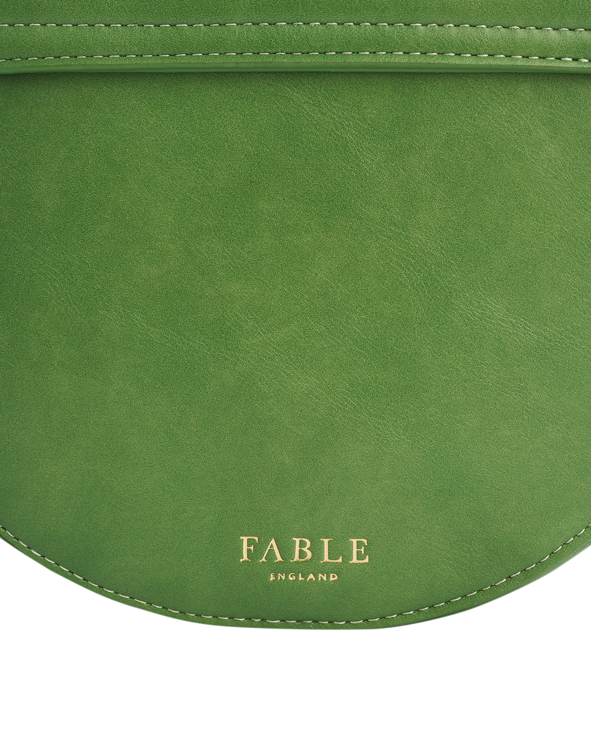 Fable England Fawn & Snail Embroidered Top Handle Saddle Purse, Alternate, color, Light/Pastel Green