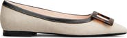 Roger Vivier Gommettine Pointed Toe Ballet Flat
