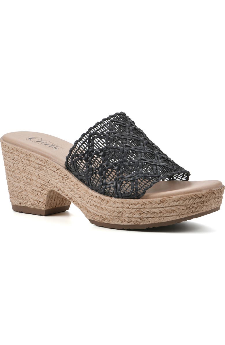 CLIFFS BY WHITE MOUNTAIN Biankka Espadrille Clog Mule, Main, color,