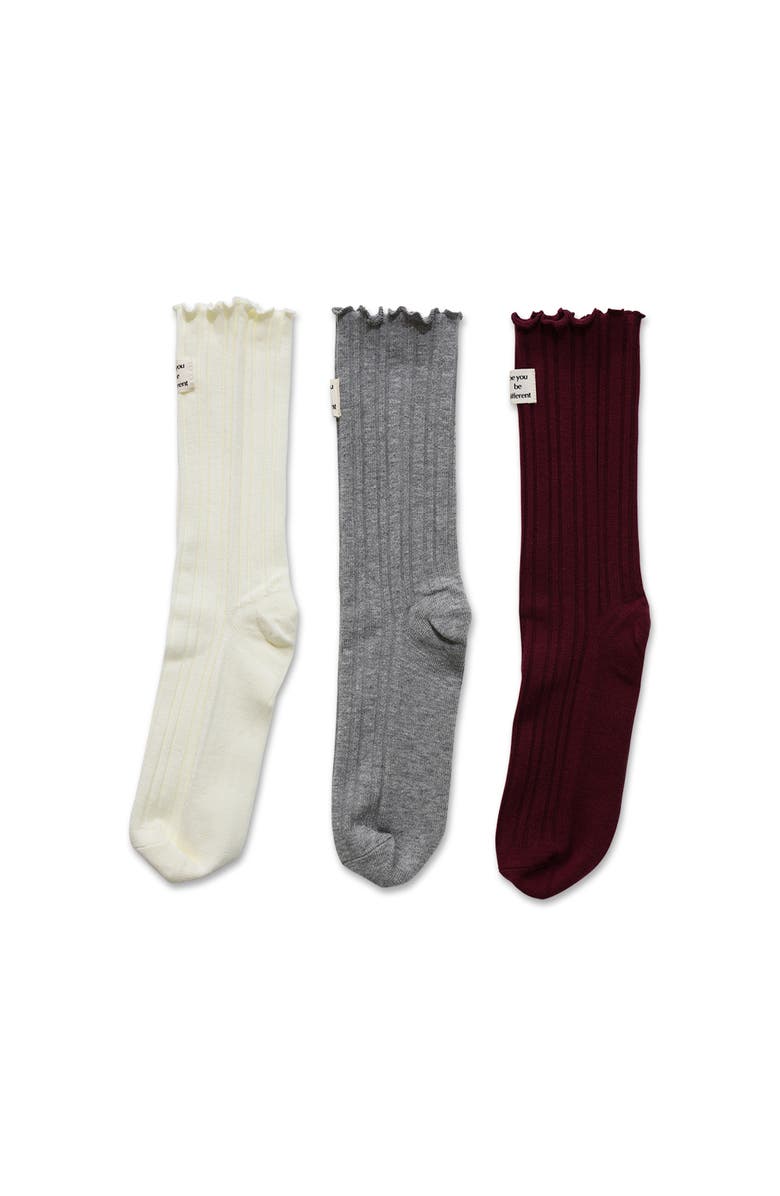Belle & Bloom Beloved 3 Pack Socks, Main, color, Multi