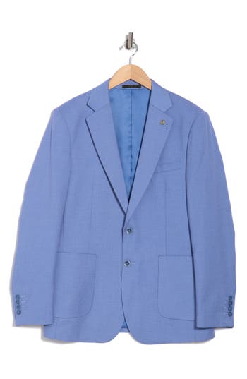 Tahari Slim Fit Sharkskin Blazer