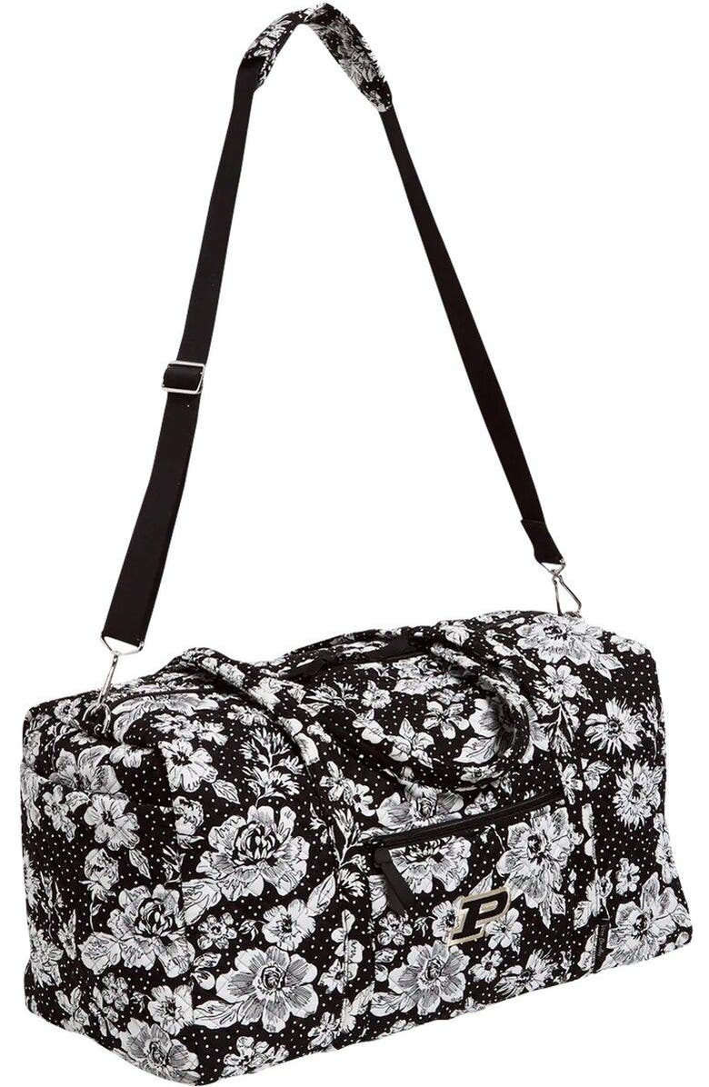 VERA BRADLEY Purdue Boilermakers Rain Garden Large Travel Duffel Bag, Alternate, color,