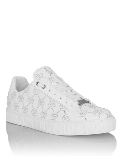 Low-Top Sneakers Carson Monogram Strass Unisex