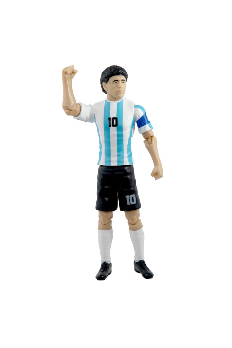 Sockers Legends Diego Maradona Argentina 8" Soccer Action Figure, Alternate, color, Blue