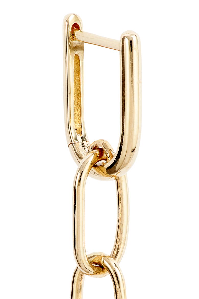Ofira 14K Gold Linear Link Earrings   (Nordstrom Exclusive), Alternate, color, YELLOW GOLD