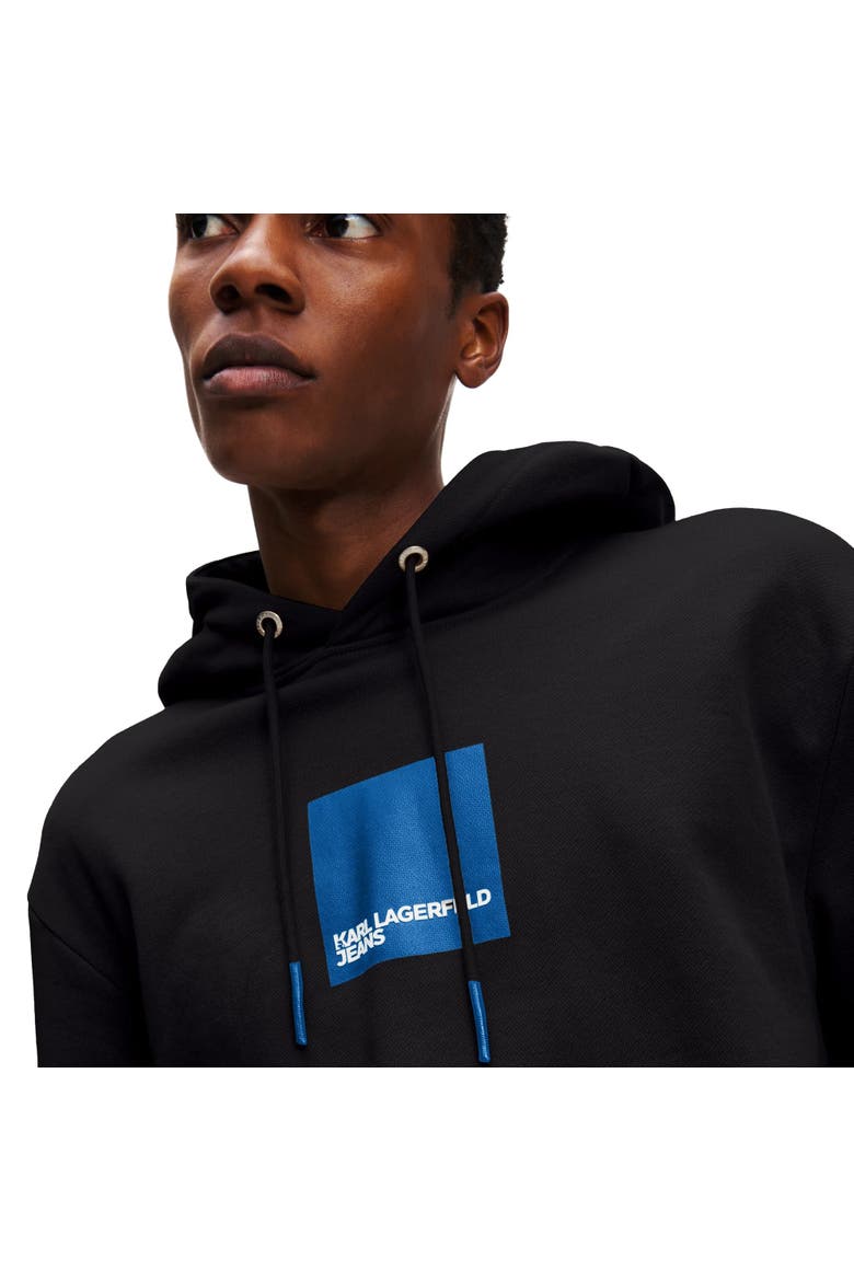Karl Lagerfeld Jeans Box Logo Hoodie (Men) | Nordstrom