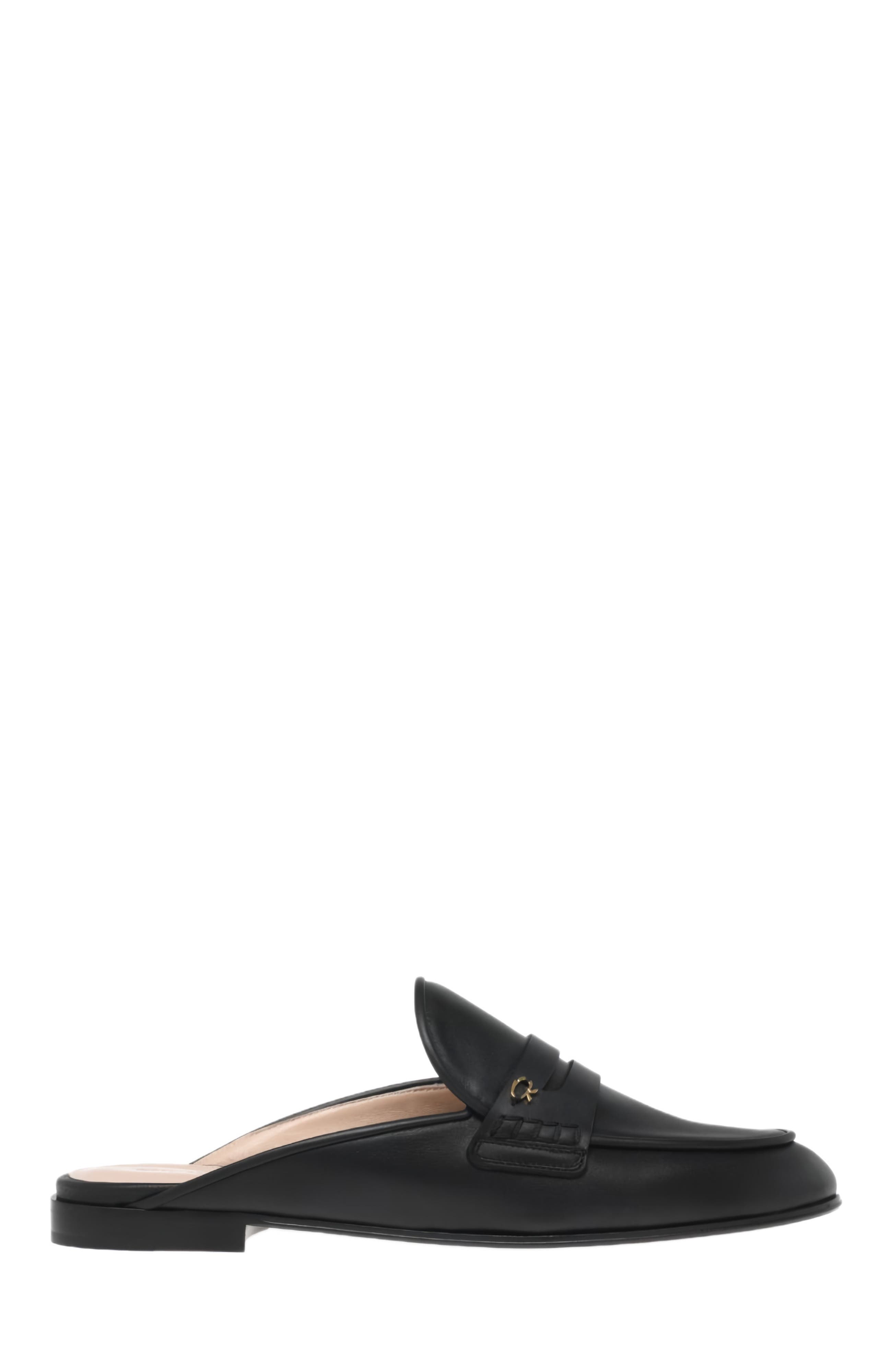 Florio Mules, Main, color, BLACK CALF