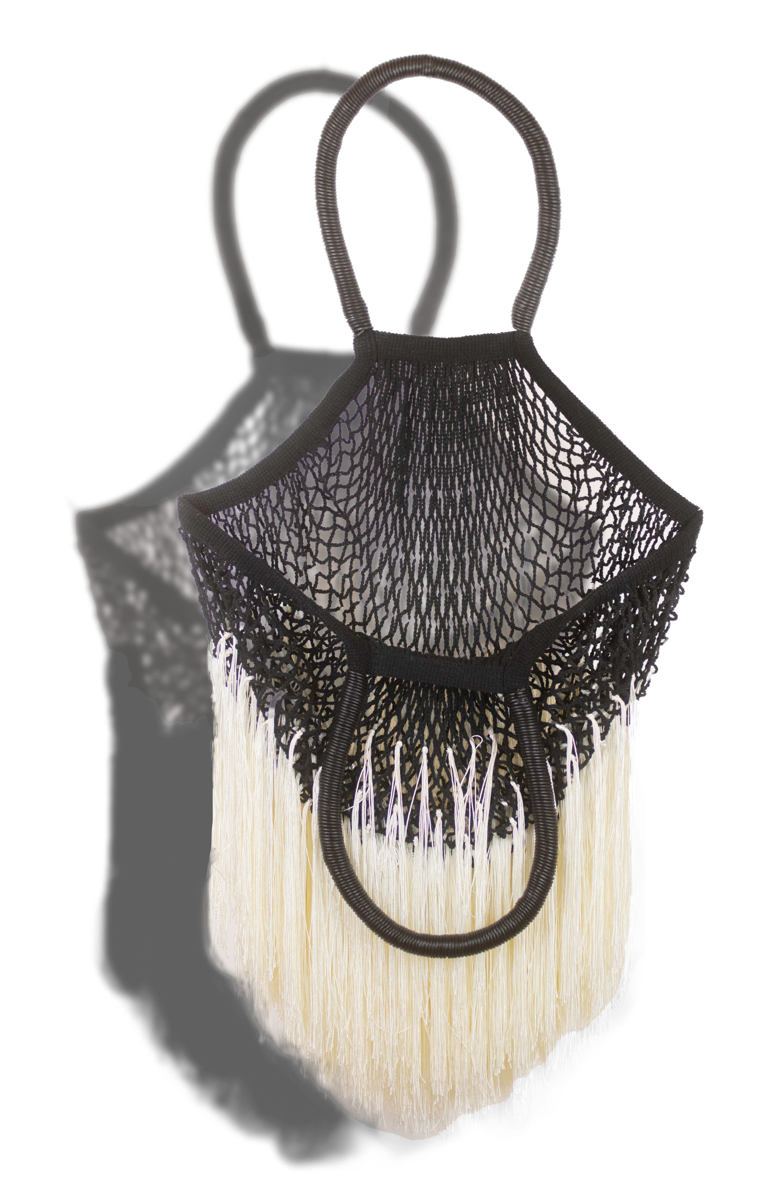 Petit Kouraj Large Fringe Shopper Tote, Alternate, color, 