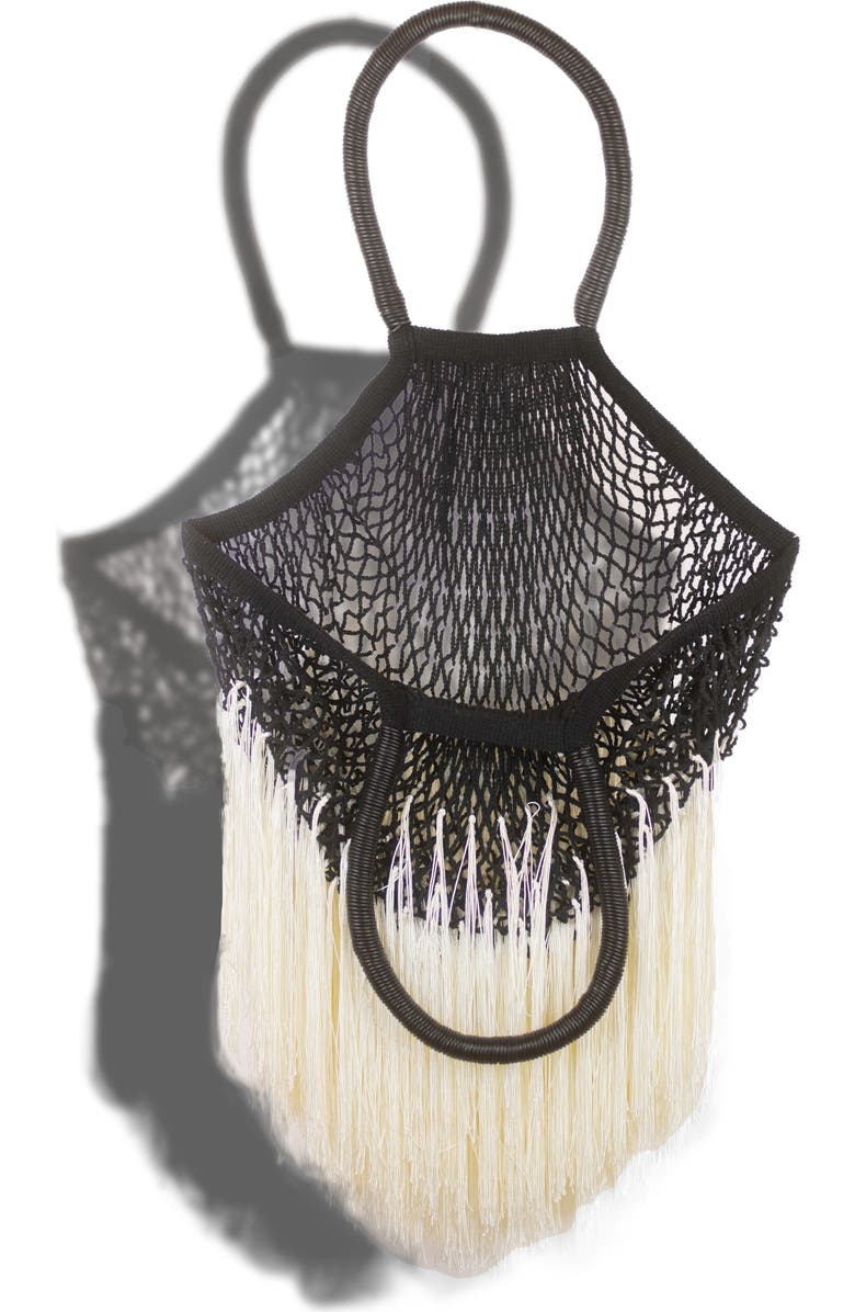 Petit Kouraj Large Fringe Shopper Tote, Alternate, color,