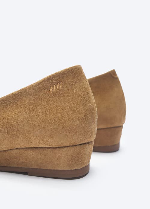 Viscata Roma Suede Flats In Neutral