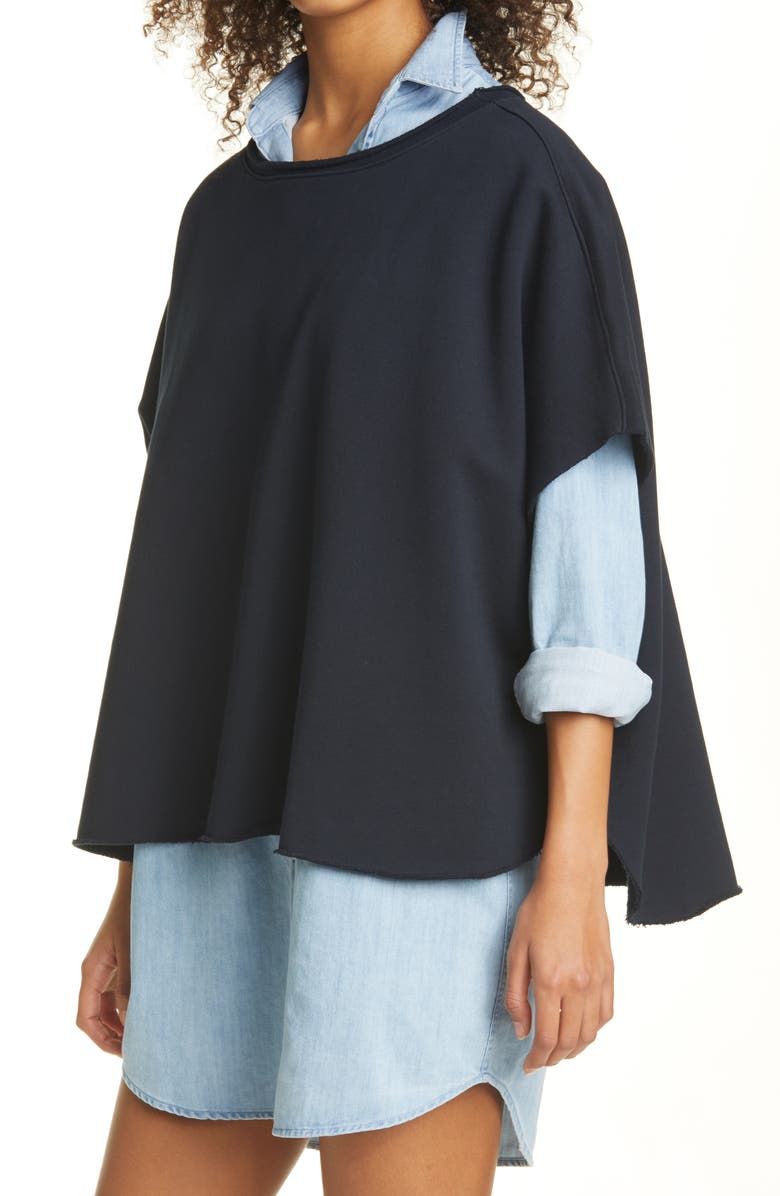 Frank & Eileen Olive Triple Fleece Original Capelet, Alternate, color, British Royal Navy