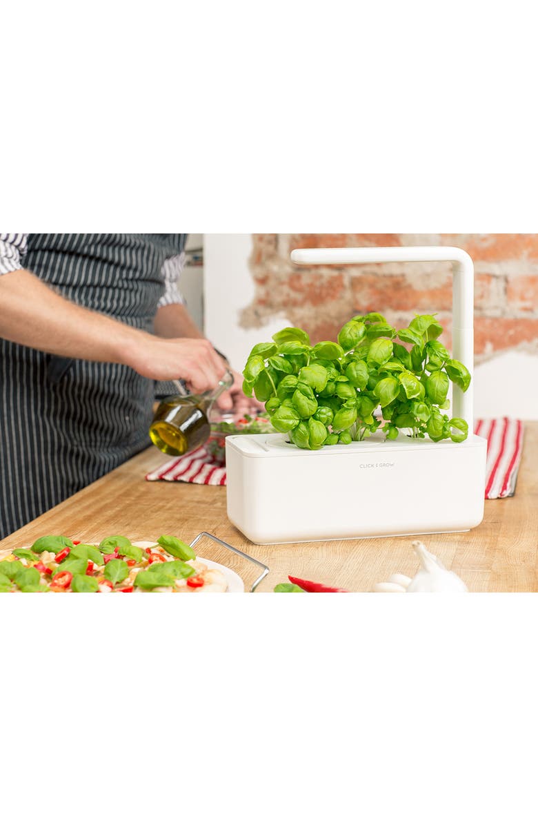 Click & Grow Smart Garden 3 Self Watering Indoor Garden, Alternate, color, White