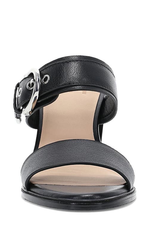 Frye Stella Buckle Sandal In Black
