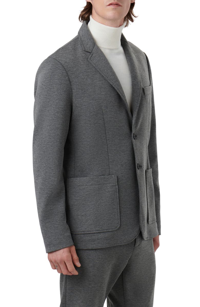 Bugatchi Two-Button Knit Blazer, Alternate, color, 