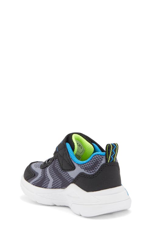 Skechers Kids' S-lights® Tri-namics Light-up Sneaker In Black/blue
