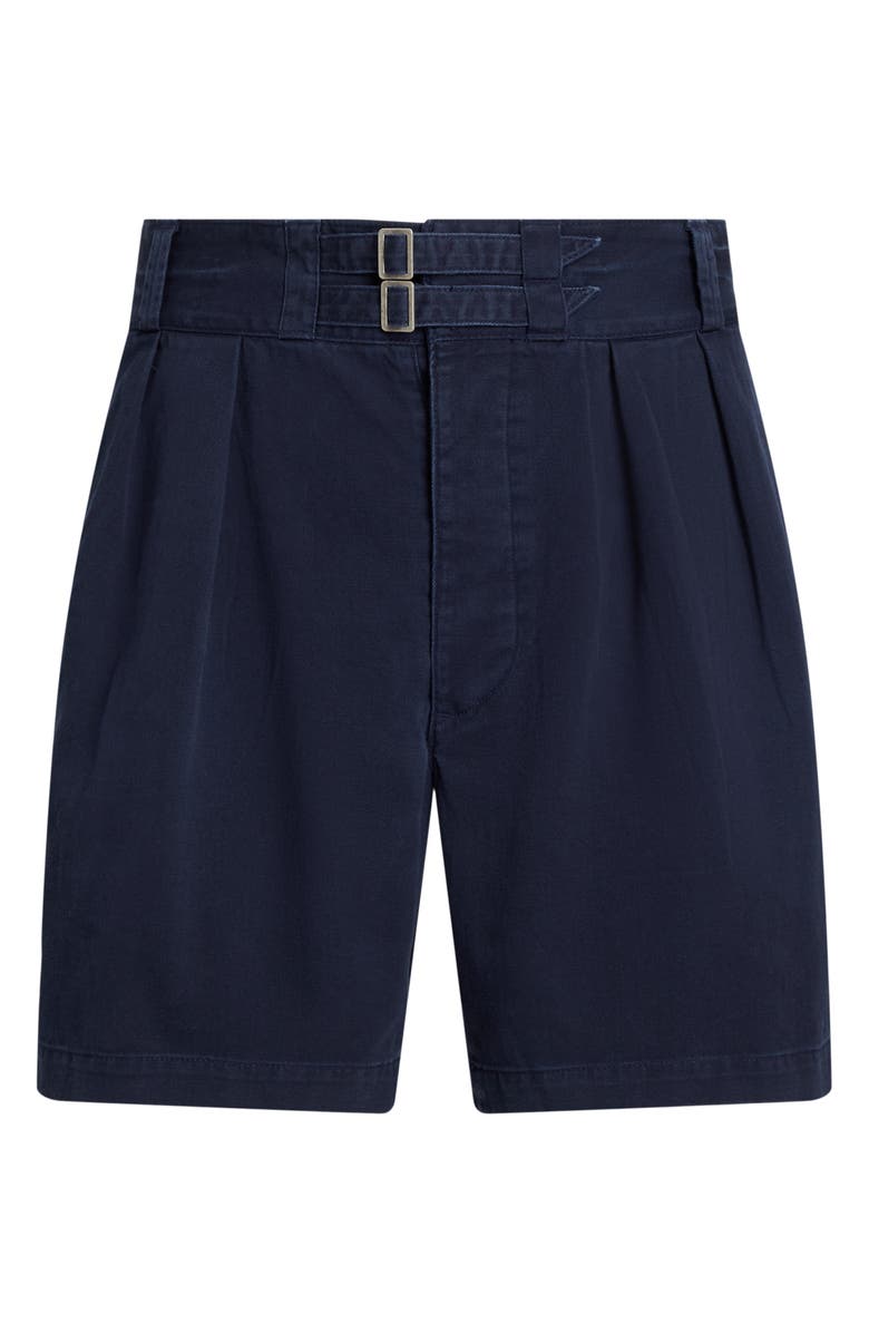 Polo Ralph Lauren Belted Cotton Twill Shorts, Alternate, color, Rl Navy