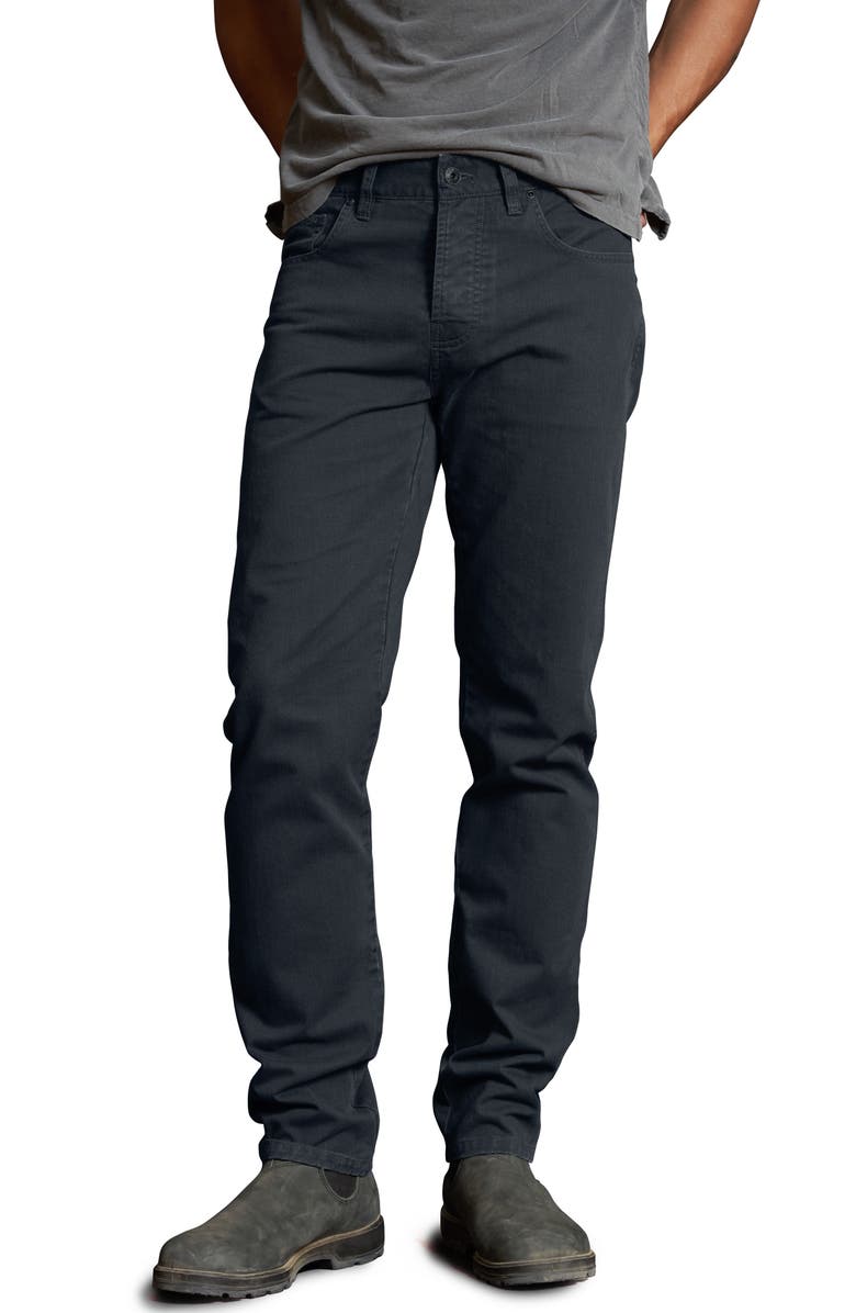 Rowan JD Straight Leg 5-Pocket Cotton Twill Pants, Alternate, color, Faded Black