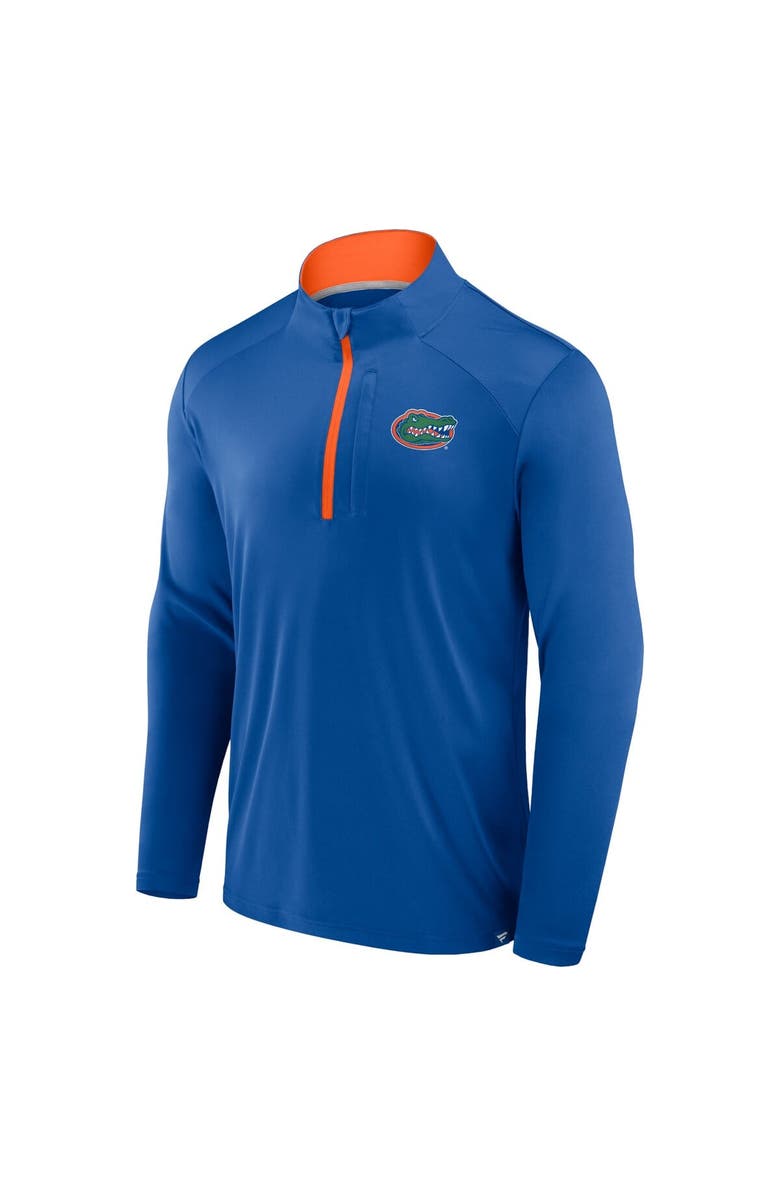 FANATICS Men's Fanatics Royal Florida Gators Fundamental Defender Quarter-Zip Jacket, Alternate, color, Royal