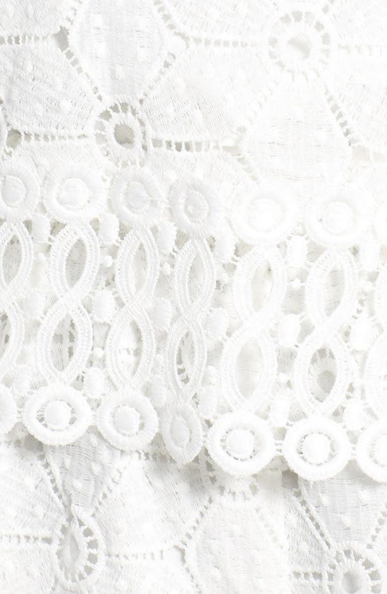 J.O.A. Lace Popover Romper, Alternate, color, 