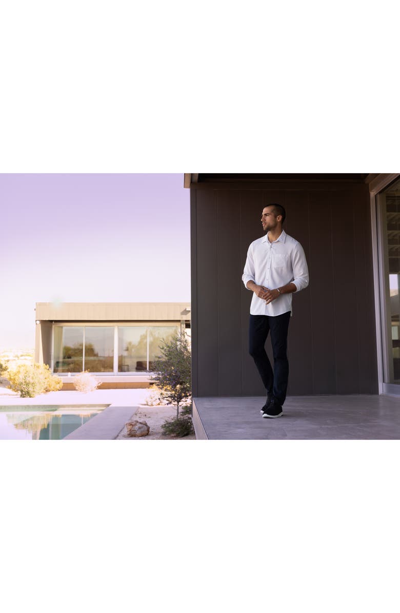 TravisMathew Little Leary Button-Up Shirt, Alternate, color, White