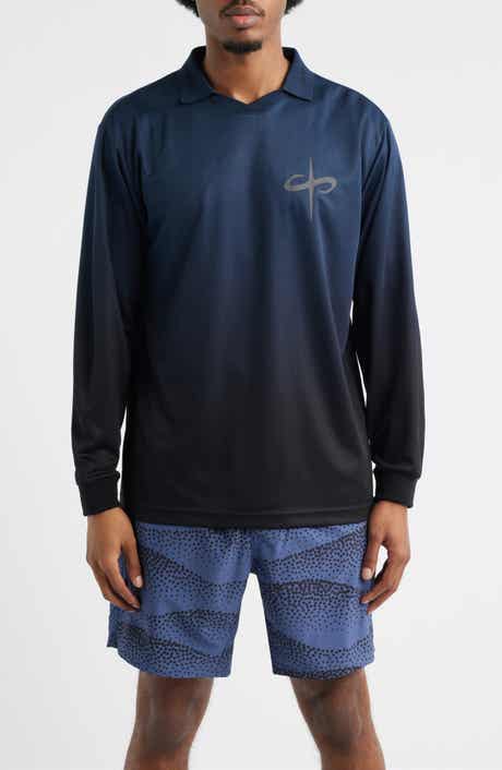 Trust Perforated Long Sleeve Jersey Polo