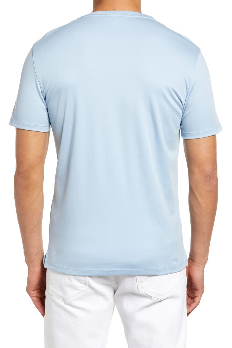 Georgia Regular Fit V-Neck T-Shirt, Alternate, color, SOFT CHAMBRAY