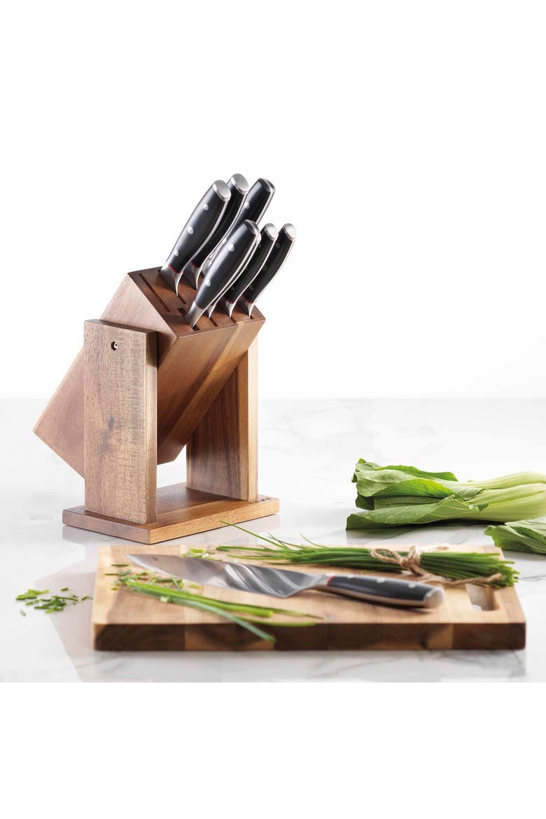 iconiX® 9-Piece Drenhen Knife Block, Alternate, color, Black