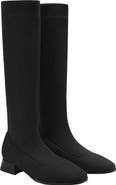 VIVAIA Tara Pro Square-Toe Water Repellent Wool Knee-High Boots