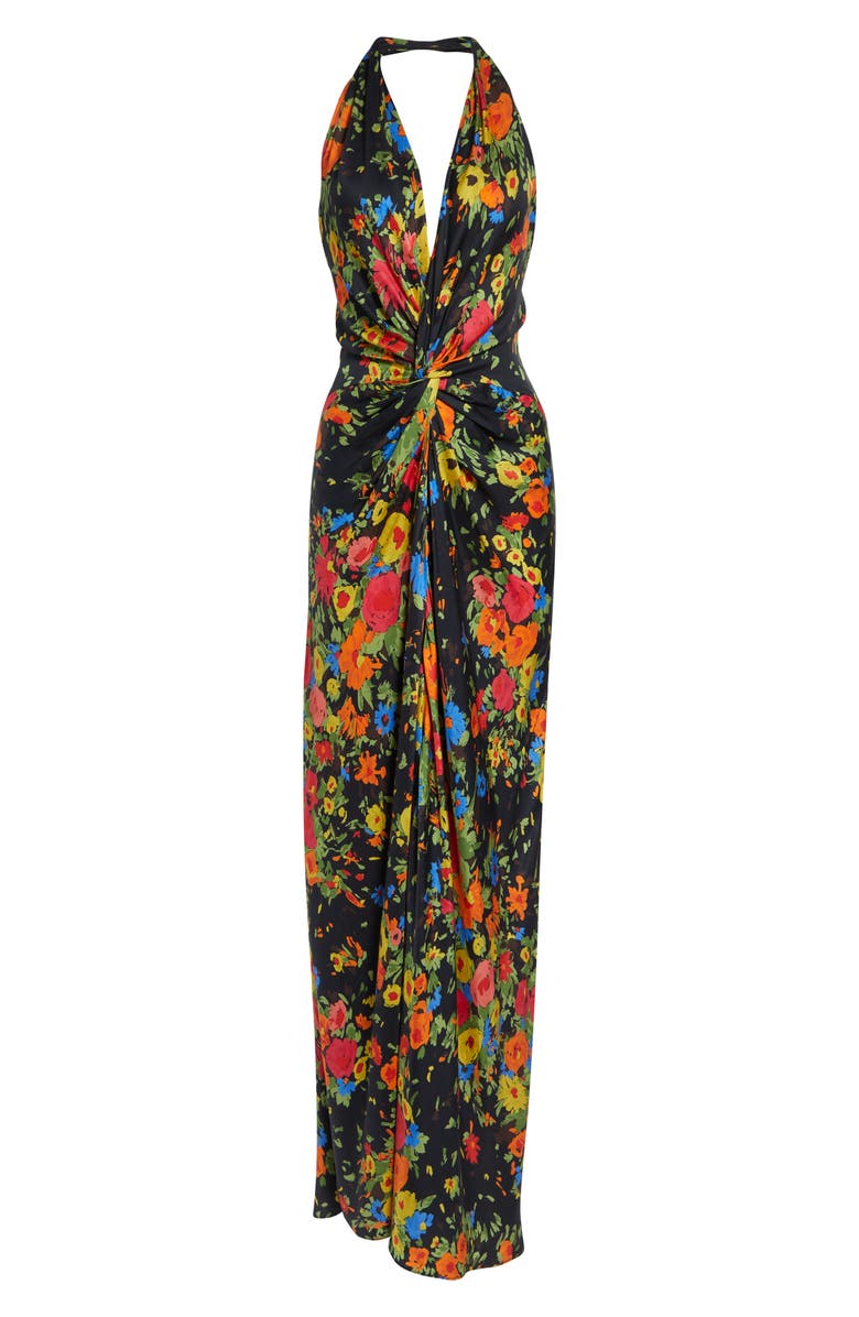 A.L.C. Mabel Gown, Alternate, color, Black/ Persimmon