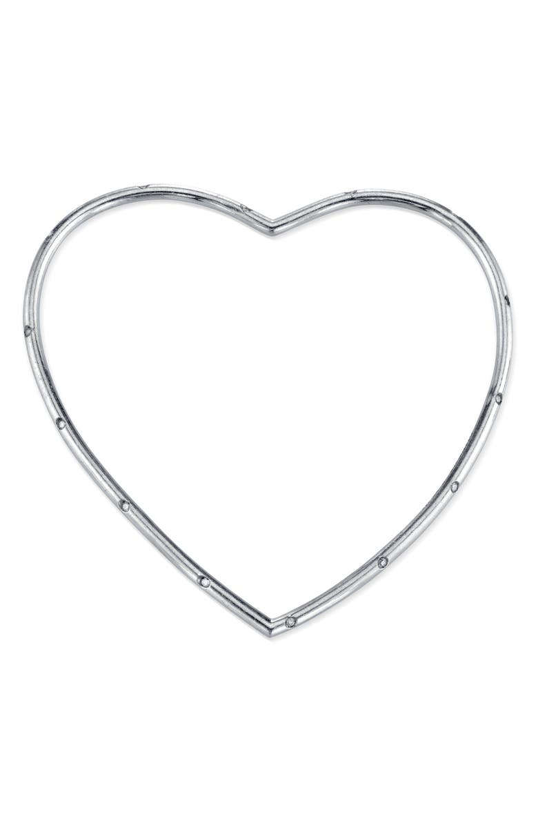 Sheryl Lowe Scattered Heart Bangle, Main, color, 