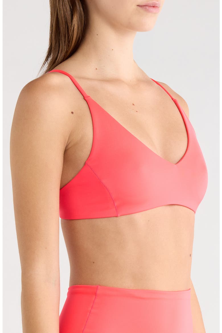 Sunday Bikini Top, Alternate, color, RESCUE NEON RED