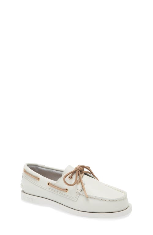 Sperry Authentic Original 2-eye Boat Shoe In Stone